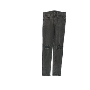 &Denim‎ H&M Skinny Distressed Women's size 30 Black Denim Jeans